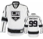 Jerseys Factory Cheap Kings #99 Wayne Gretzky White Road Embroid
