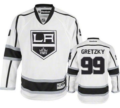Jerseys Factory Cheap Kings #99 Wayne Gretzky White Road Embroid