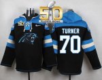Jerseys Factory Cheap Nike Panthers #70 Trai Turner Black Super