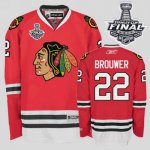 Jerseys Factory Cheap Blackhawks #22 Troy Brouwer Embroidered Re