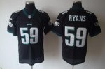 Jerseys Factory Cheap Nike Eagles #59 DeMeco Ryans Black Alterna