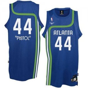 Jerseys Factory Cheap Hawks #44 Pete Maravich Light Blue "Pistol