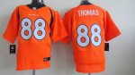 Jerseys Factory Cheap Nike Broncos #88 Demaryius Thomas Orange T