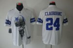 Jerseys Factory Cheap Nike Cowboys #24 Morris Claiborne White Me