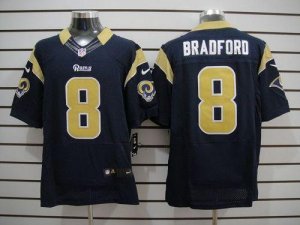 Jerseys Factory Cheap Nike Rams #8 Sam Bradford Navy Blue Team C
