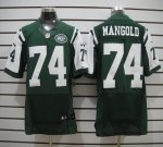 Jerseys Factory Cheap Nike Jets #74 Nick Mangold Green Team Colo