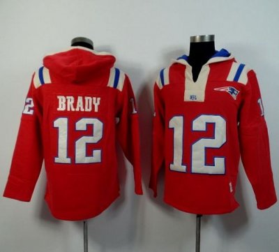 Jerseys Factory Cheap New England Patriots #12 Tom Brady Red Pla