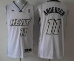 Jerseys Factory Cheap Heat #11 Chris Andersen White on White Emb
