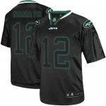Jerseys Factory Cheap Nike Jets #12 Joe Namath Lights Out Black