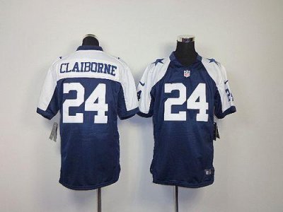 Jerseys Factory Cheap Nike Cowboys #24 Morris Claiborne Navy Blu