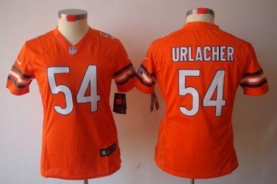Jerseys Factory Cheap Nike Bears #54 Brian Urlacher Orange Alter