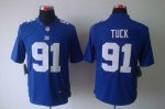 Jerseys Factory Cheap Nike Giants #91 Justin Tuck Royal Blue Tea