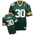 Jerseys Factory Cheap Packers #30 John Kuhn Green Super Bowl XLV