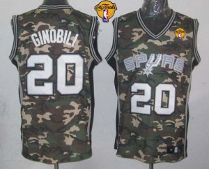 Jerseys Factory Cheap Spurs #20 Manu Ginobili Camo Stealth Colle