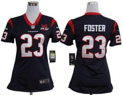 Jerseys Factory Cheap Nike Texans #23 Arian Foster Navy Blue Tea