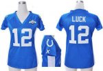 Jerseys Factory Cheap Nike Colts #12 Andrew Luck Royal Blue Team