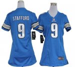 Jerseys Factory Cheap Nike Lions #9 Matthew Stafford Light Blue