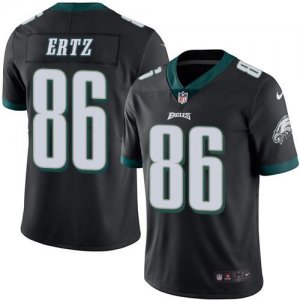 Jerseys Factory Cheap Nike Eagles #86 Zach Ertz Black Men's Stit
