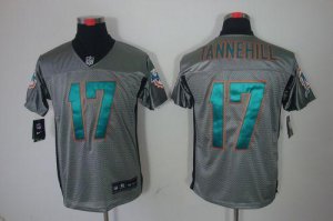 Jerseys Factory Cheap Nike Dolphins #17 Ryan Tannehill Grey Shad