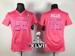 Jerseys Factory Cheap Nike 49ers #52 Patrick Willis Pink Sweethe