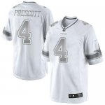Jerseys Factory Cheap Nike Cowboys #4 Dak Prescott White Men's S