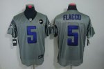 Jerseys Factory Cheap Nike Ravens #5 Joe Flacco Grey Shadow With