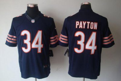 Jerseys Factory Cheap Nike Bears #34 Walter Payton Navy Blue Tea