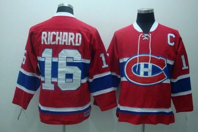 Jerseys Factory Cheap Canadiens #16 Henri Richard Embroidered Re