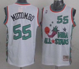 Jerseys Factory Cheap Mitchell And Ness Nuggets #55 Dikembe Muto