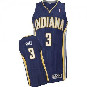 Jerseys Factory Cheap Revolution 30 Pacers #3 George Hill Navy B