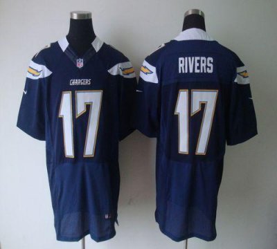 Jerseys Factory Cheap Nike Chargers #17 Philip Rivers Navy Blue