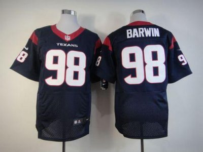 Jerseys Factory Cheap Nike Texans #98 Connor Barwin Navy Blue Te
