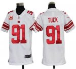 Jerseys Factory Cheap Nike Giants #91 Justin Tuck White With C P