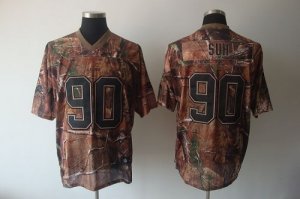 Jerseys Factory Cheap Lions #90 Ndamukong Suh Camouflage Realtre