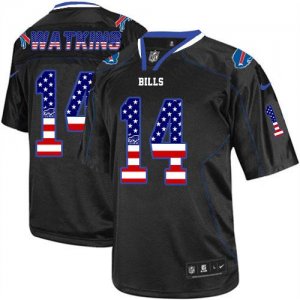 Jerseys Factory Cheap Nike Bills #14 Sammy Watkins Black Men's S