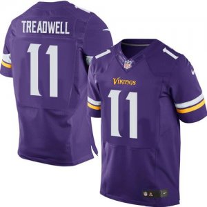 Jerseys Factory Cheap Nike Vikings #11 Laquon Treadwell Purple T