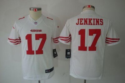 Jerseys Factory Cheap Nike 49ers #17 A.J. Jenkins White Youth Em
