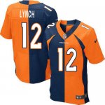 Jerseys Factory Cheap Nike Broncos #12 Paxton Lynch Orange/Navy