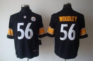 Jerseys Factory Cheap Nike Steelers #56 LaMarr Woodley Black Tea