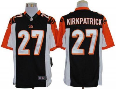 Jerseys Factory Cheap Nike Bengals #27 Dre Kirkpatrick Black Tea