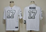 Jerseys Factory Cheap Nike Raiders #17 Denarius Moore White Silv