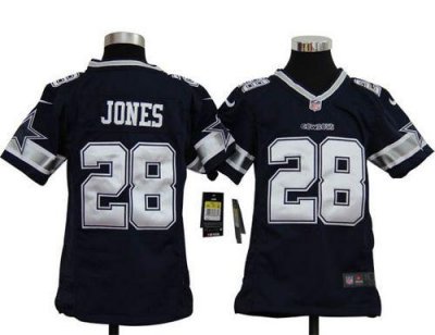 Jerseys Factory Cheap Nike Cowboys #28 Felix Jones Navy Blue Tea