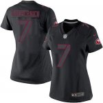 Jerseys Factory Cheap Nike 49ers #7 Colin Kaepernick Black Impac