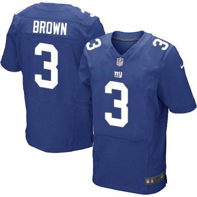 Jerseys Factory Cheap Nike Giants #3 Josh Brown Royal Blue Team