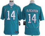 Jerseys Factory Cheap Nike Jaguars #14 Justin Blackmon Teal Gree