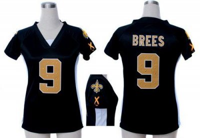 Jerseys Factory Cheap Nike Saints #9 Drew Brees Black Team Color