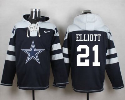 Jerseys Factory Cheap Nike Cowboys #21 Ezekiel Elliott Navy Blue