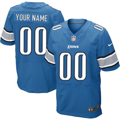 Jerseys Factory Cheap Nike Detroit Lions Customized Light Blue E