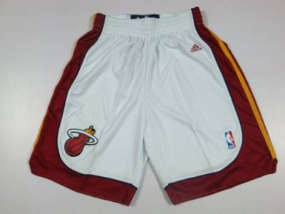 Jerseys Factory Cheap Miami Heat White NBA Shorts