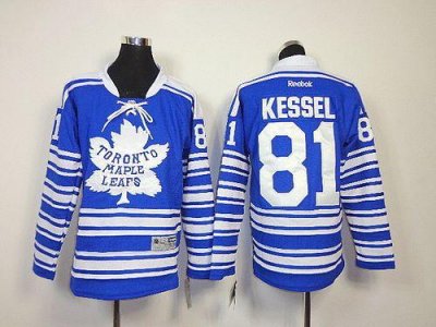 Jerseys Factory Cheap Maple Leafs #81 Phil Kessel Blue 2014 Wint